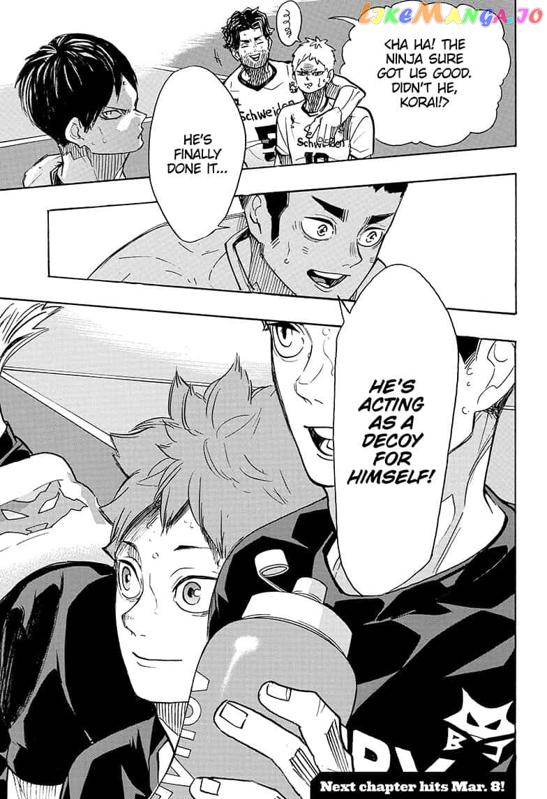 Haikyuu!!, Chapter 384 image 15